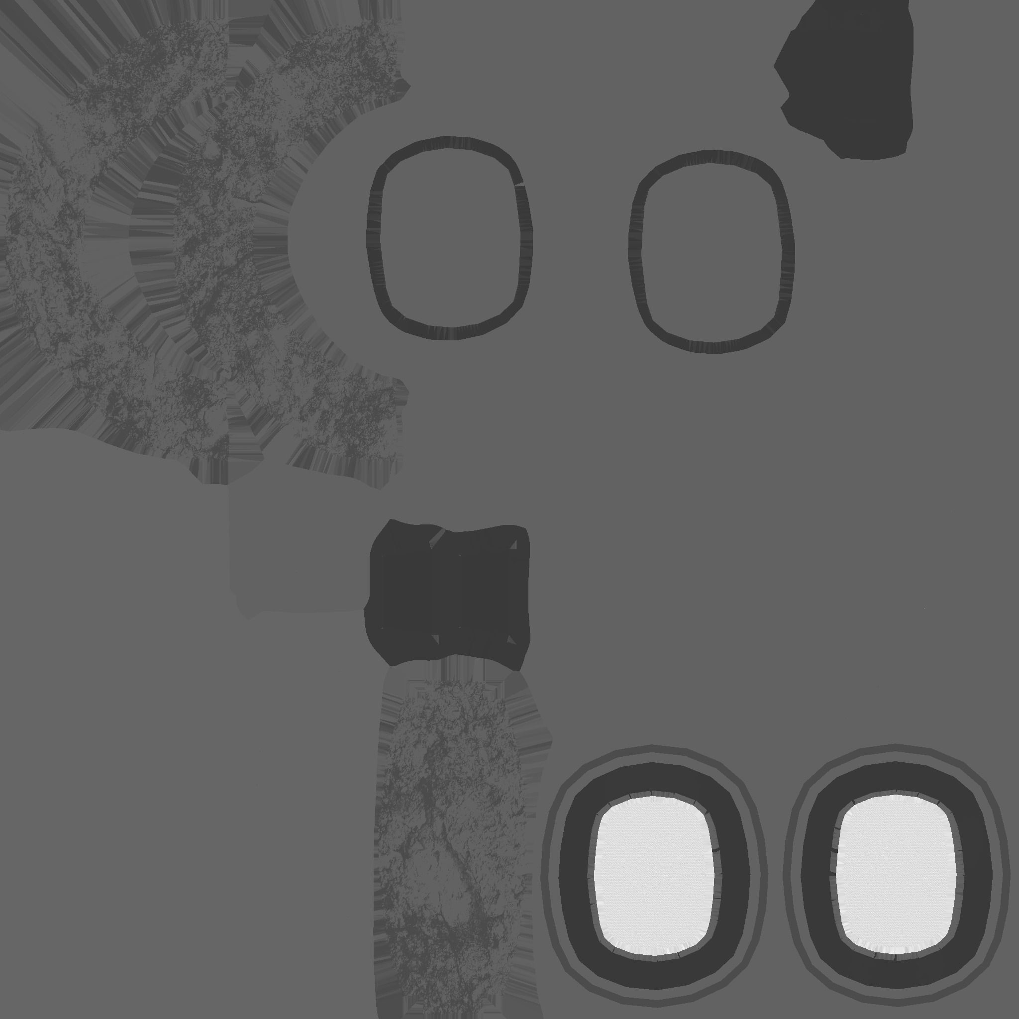 Headset 10 - Black Pink - Character Fashion Design Low-poly 3D model_20