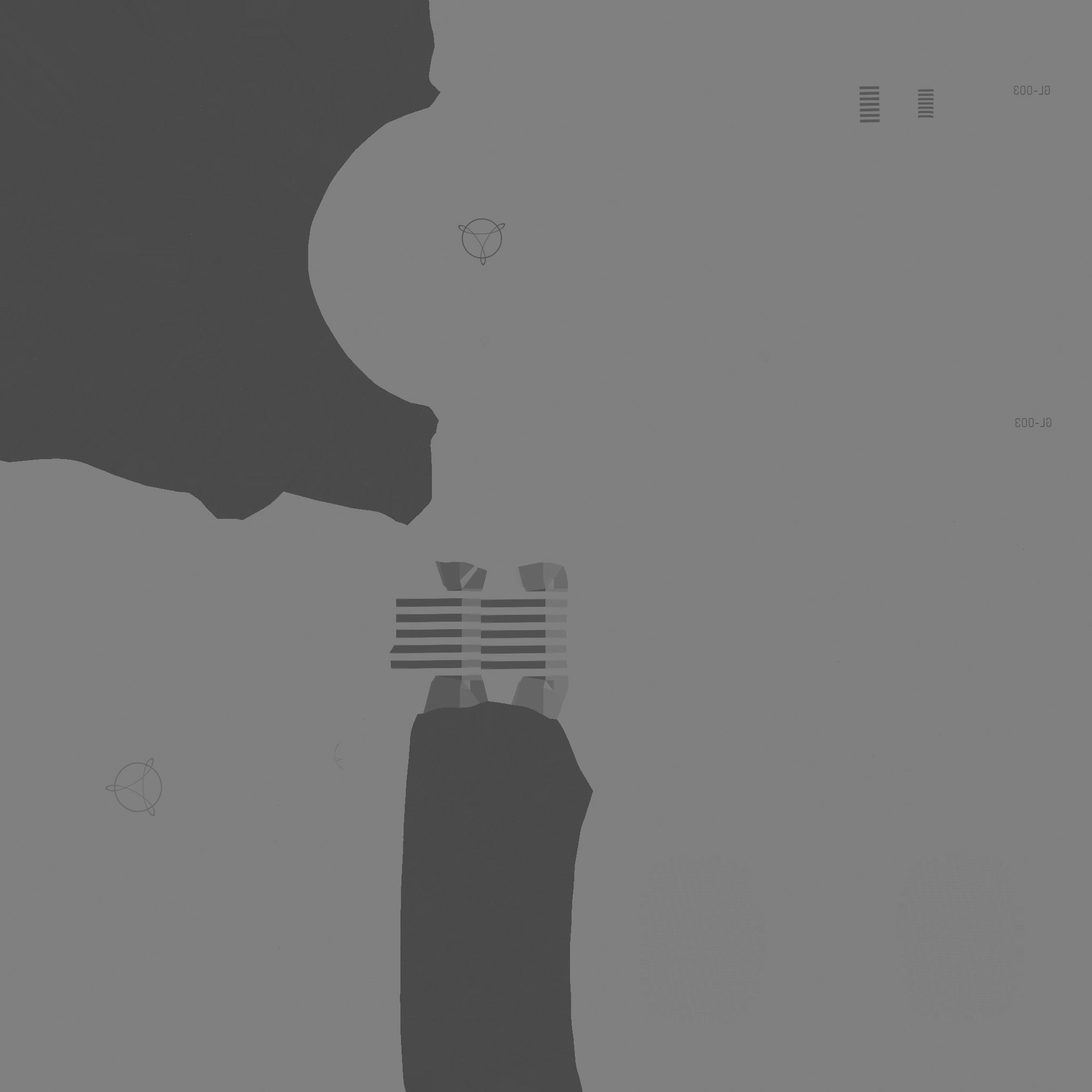 Headset 10 - Black Pink - Character Fashion Design Low-poly 3D model_17