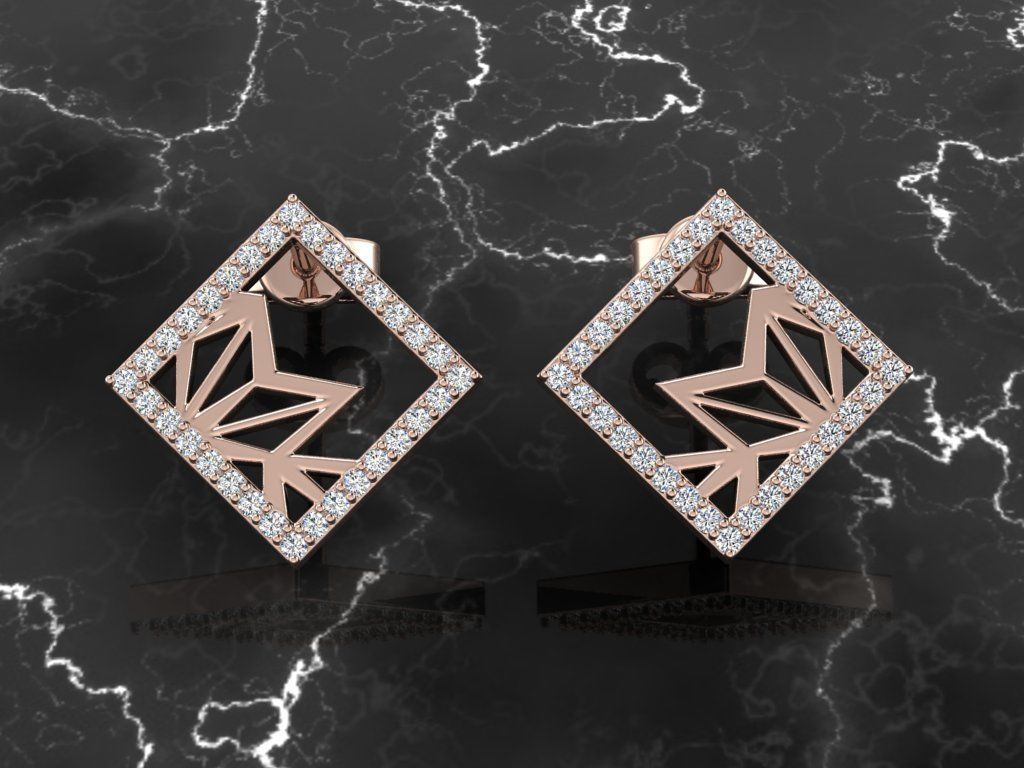 Earring Jewelry 3D print model_2