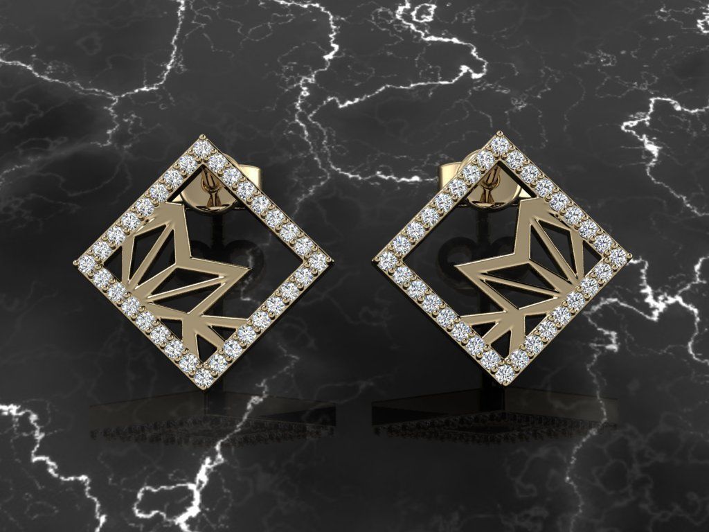 Earring Jewelry 3D print model_9