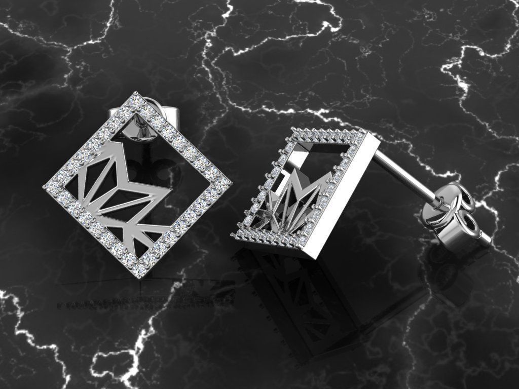 Earring Jewelry 3D print model_6