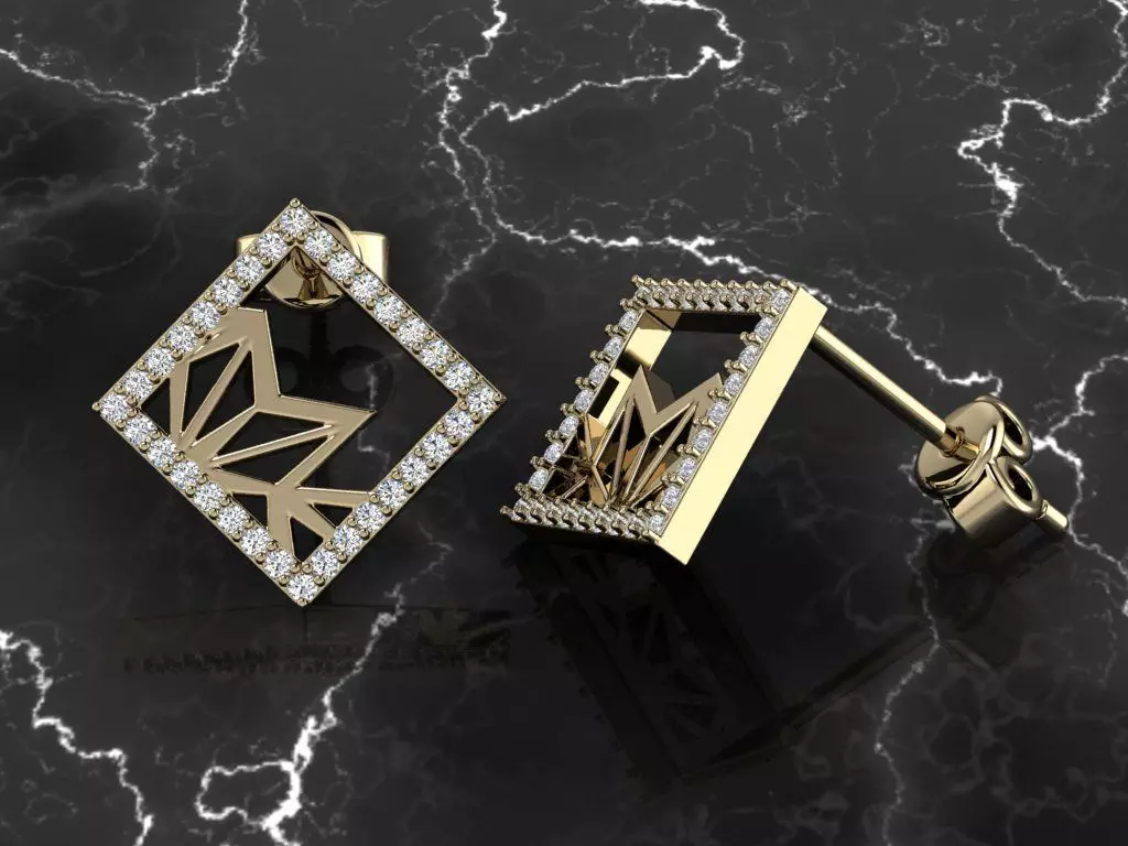 Earring Jewelry 3D print model_0