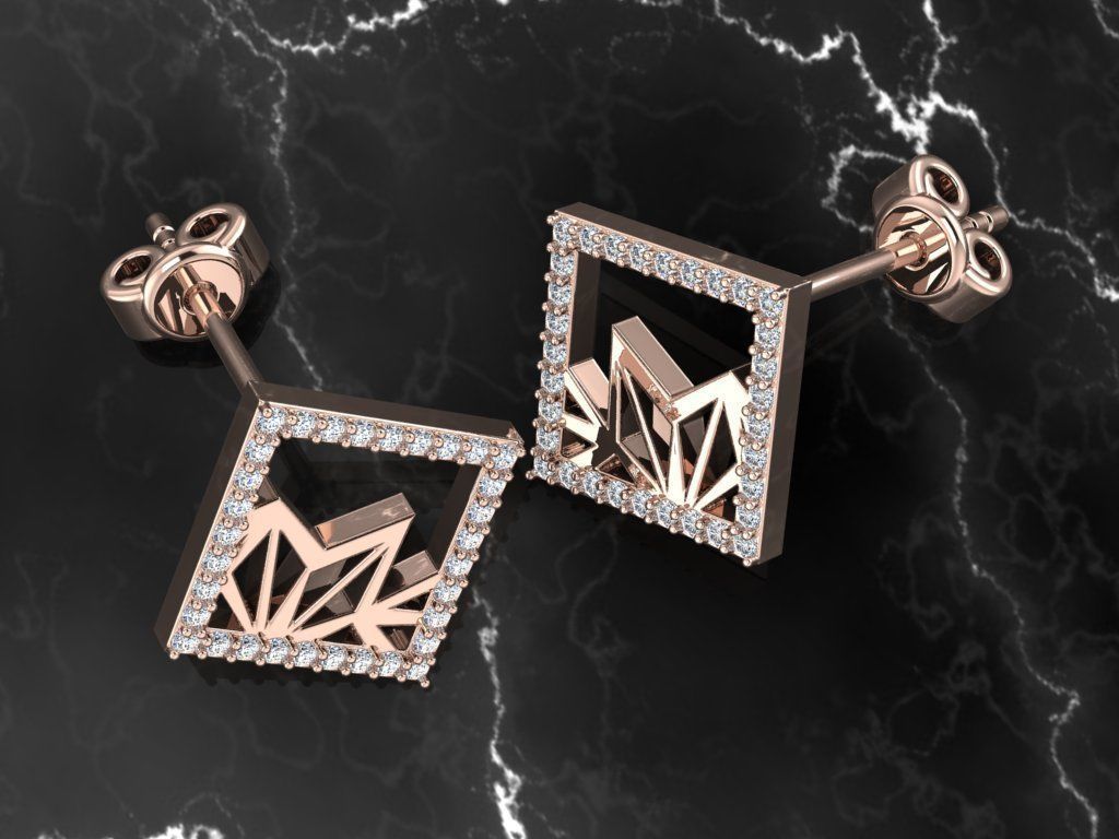 Earring Jewelry 3D print model_5