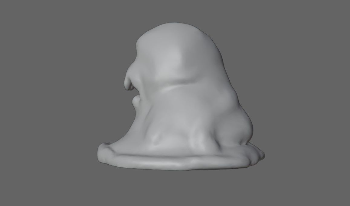 Slime Creature Low-poly 3D model_15