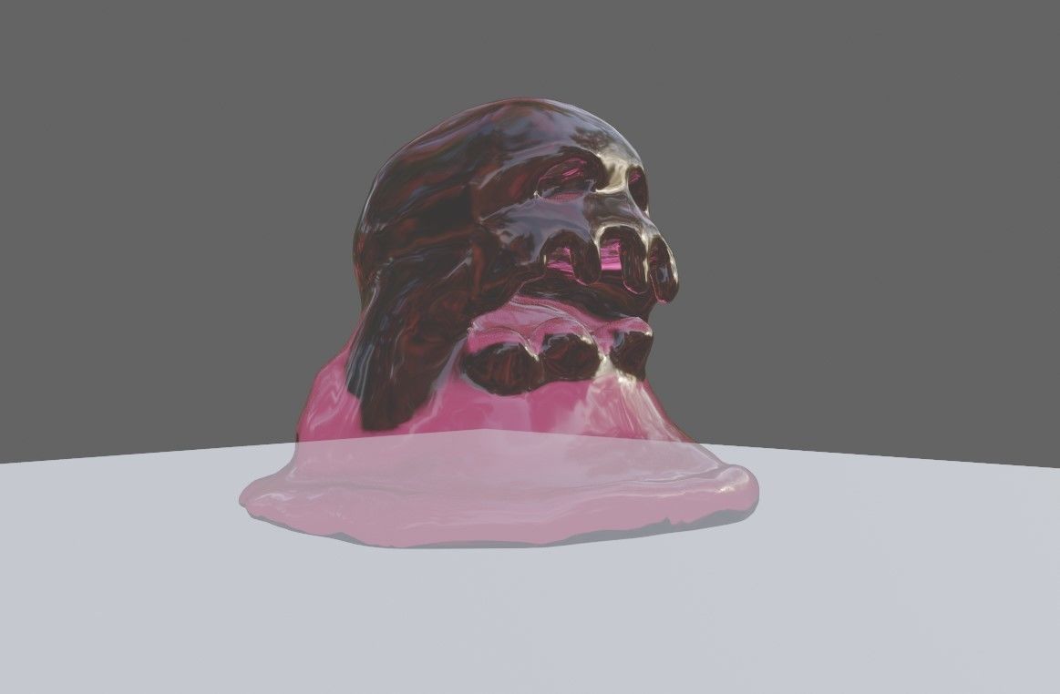 Slime Creature Low-poly 3D model_12