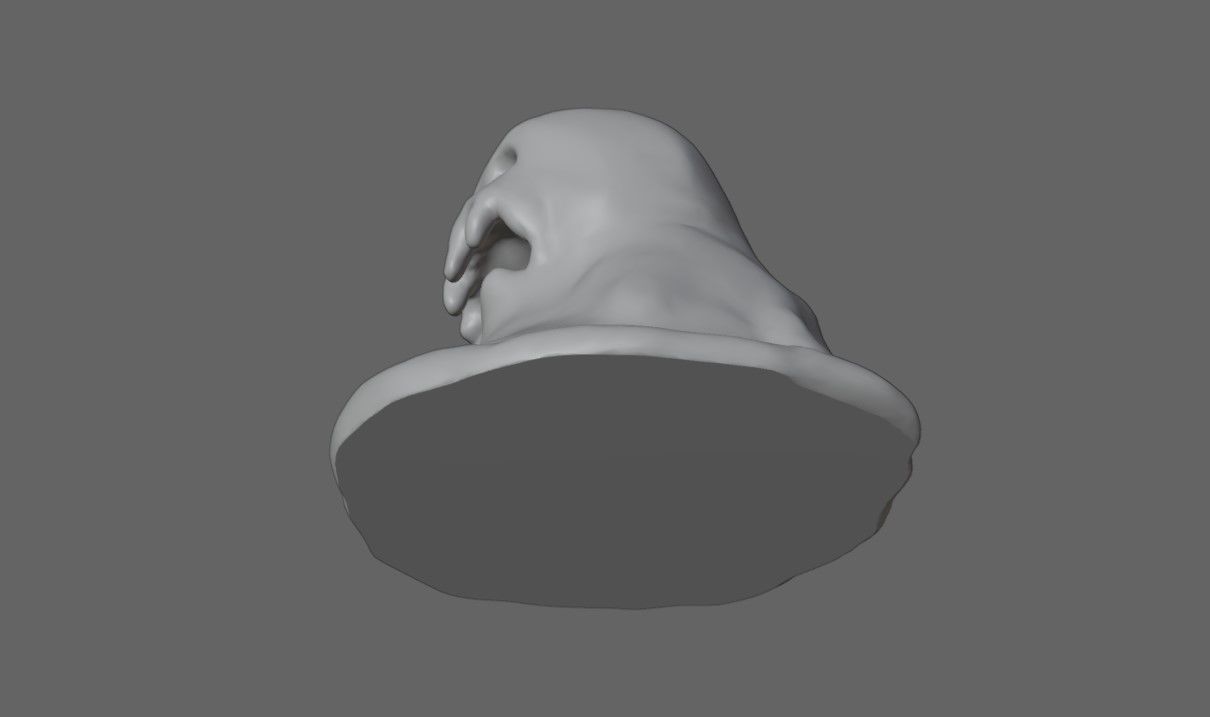 Slime Creature Low-poly 3D model_14