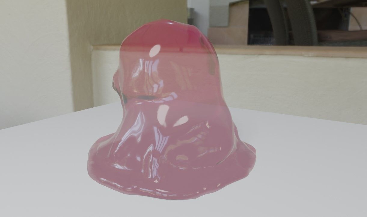 Slime Creature Low-poly 3D model_8