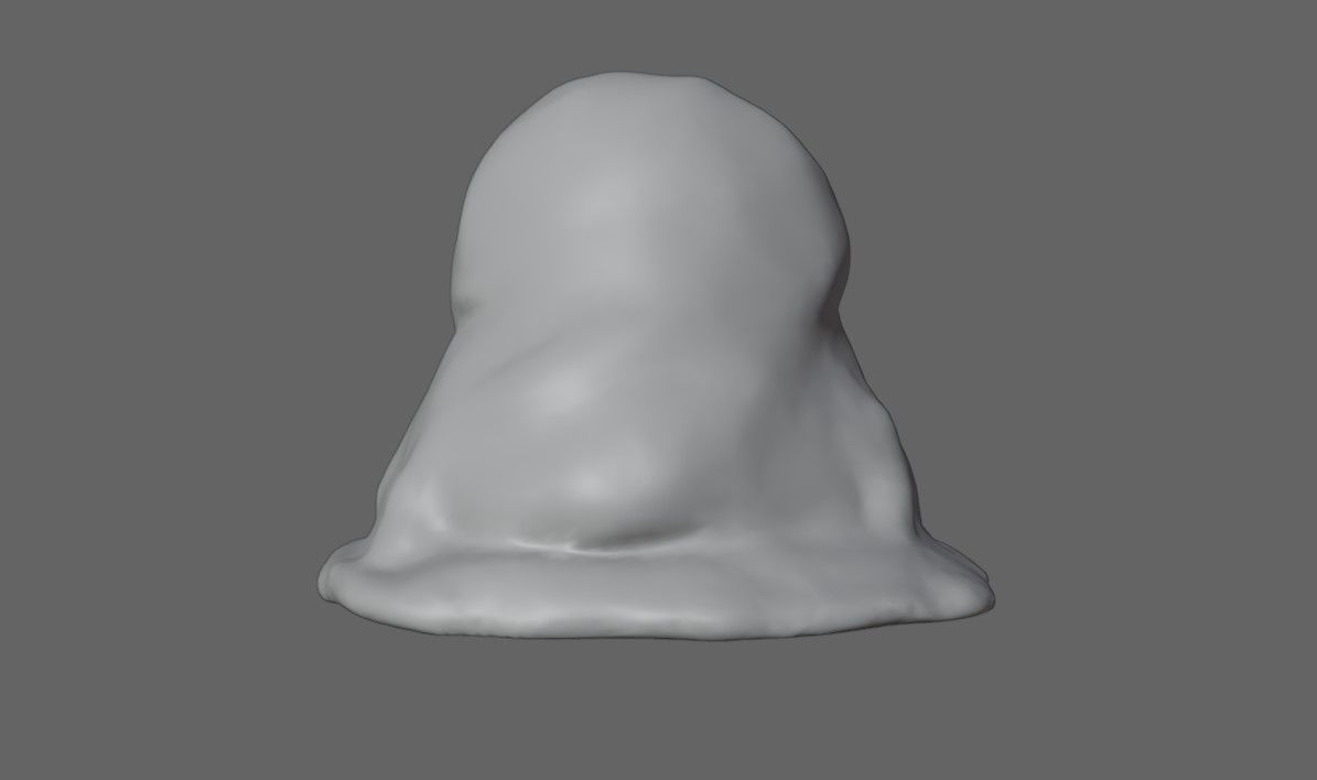 Slime Creature Low-poly 3D model_16