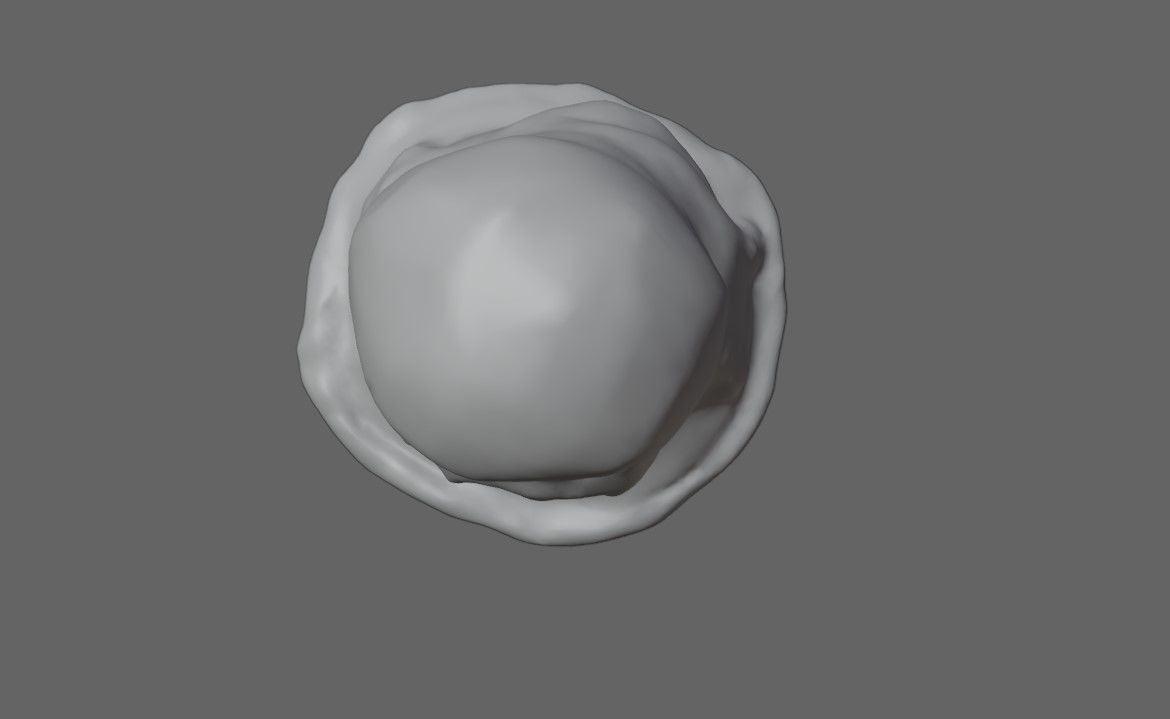 Slime Creature Low-poly 3D model_19