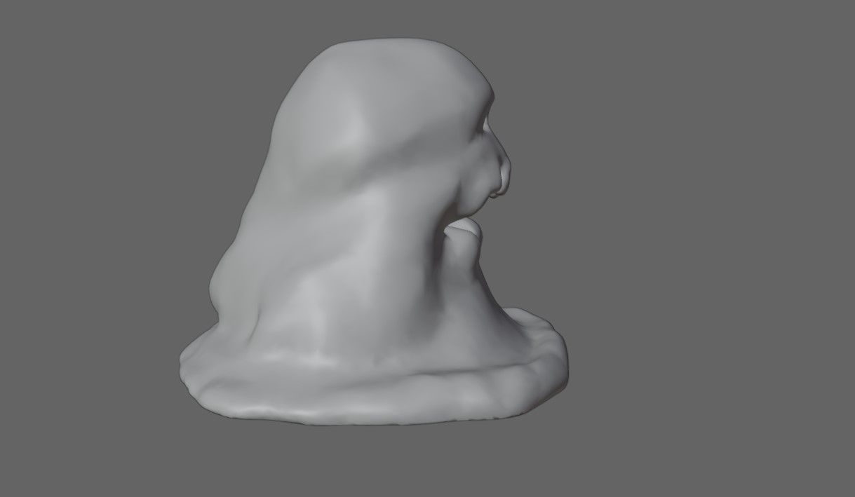 Slime Creature Low-poly 3D model_17
