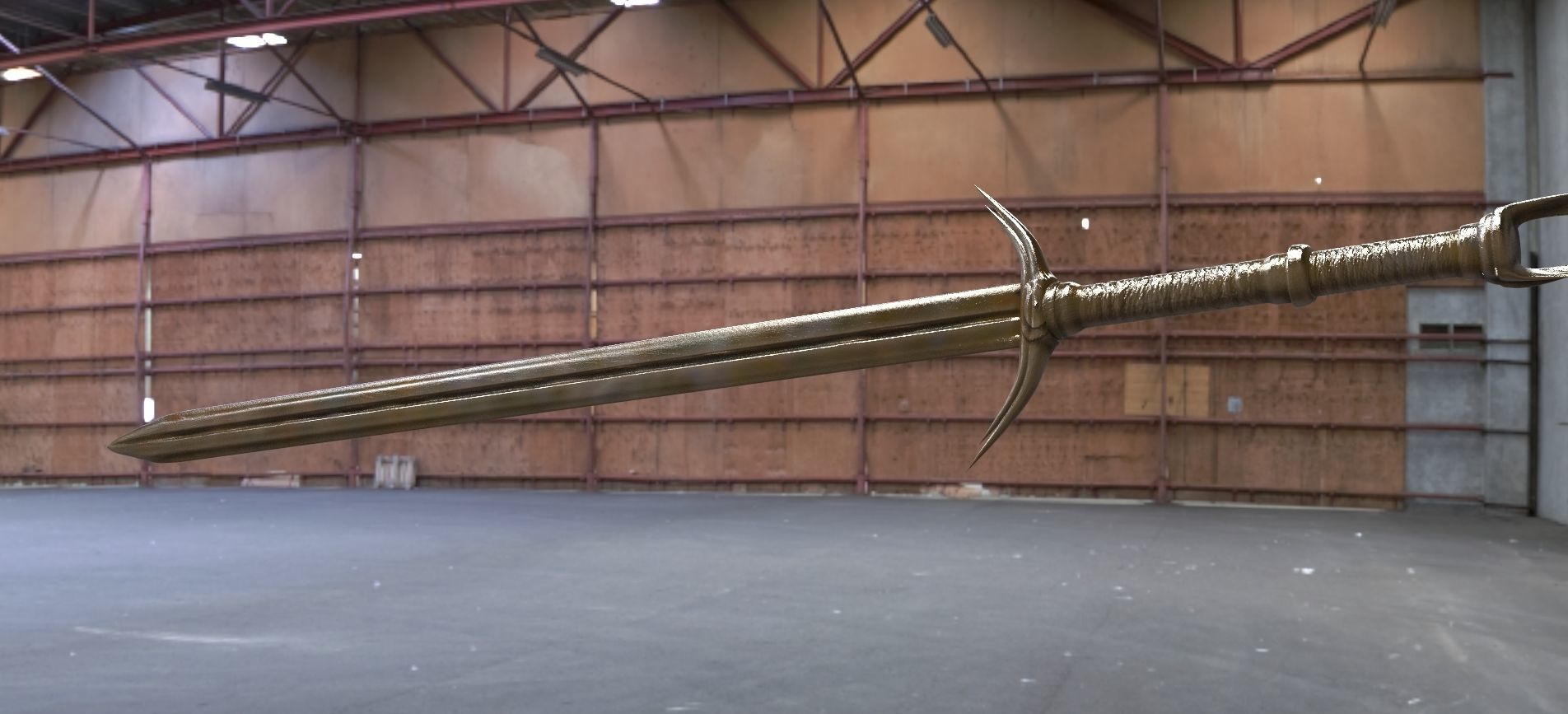 Deaths Sword 3D model_1