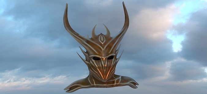 Deaths Helmet 3D model