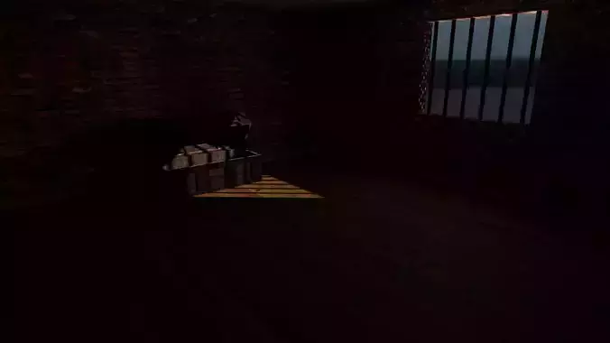 Medieval style treasure chest