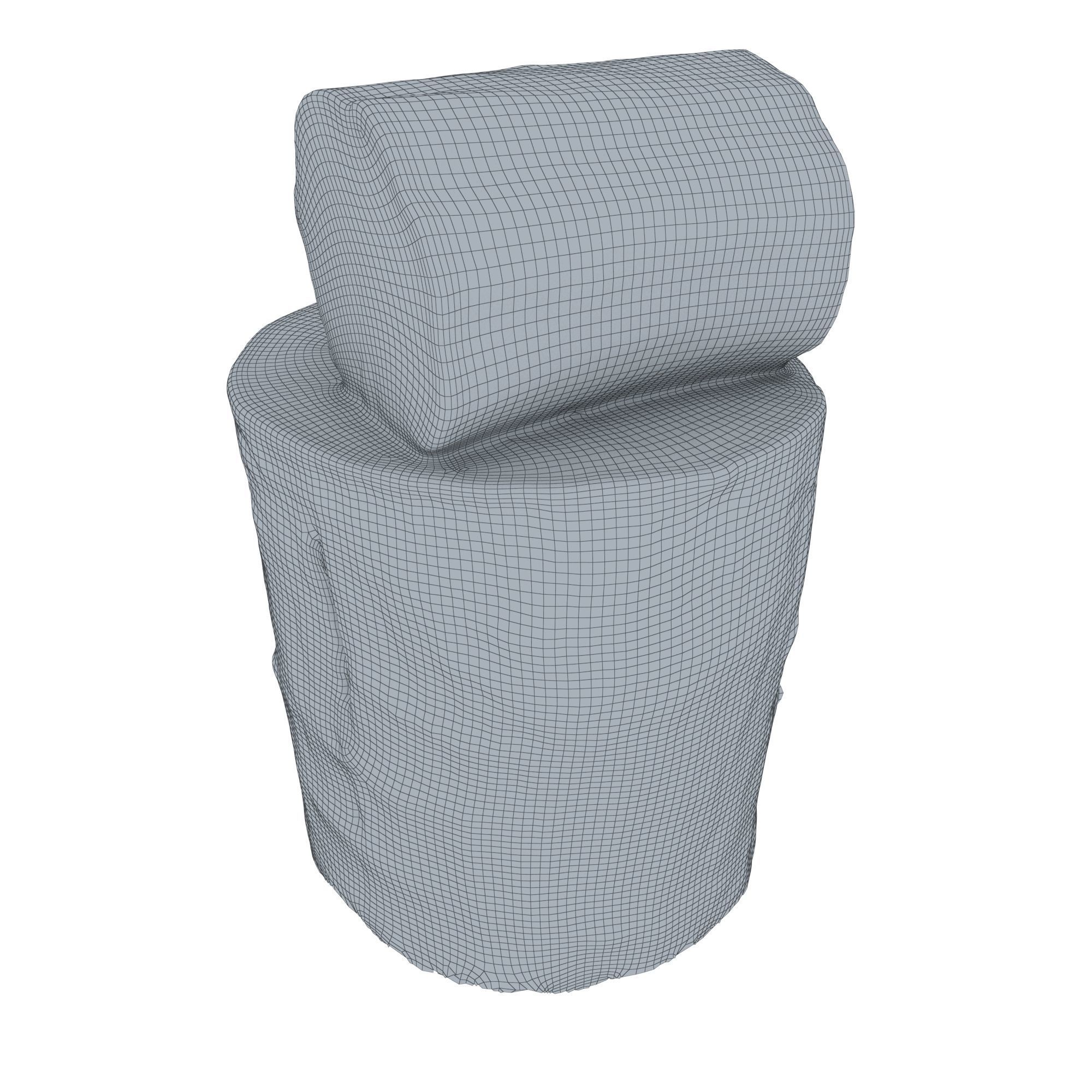 tree trunk 3 Low-poly 3D model_6