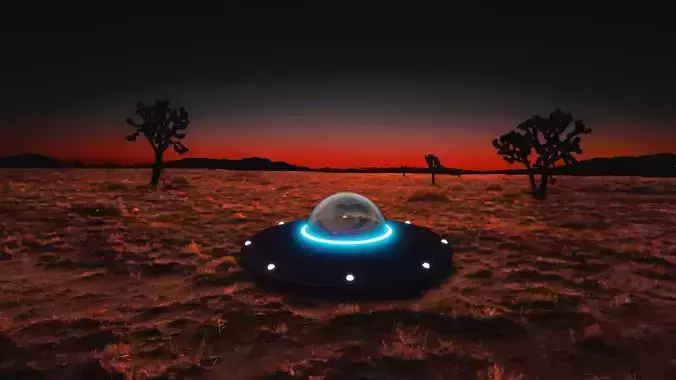 UFO in Blender