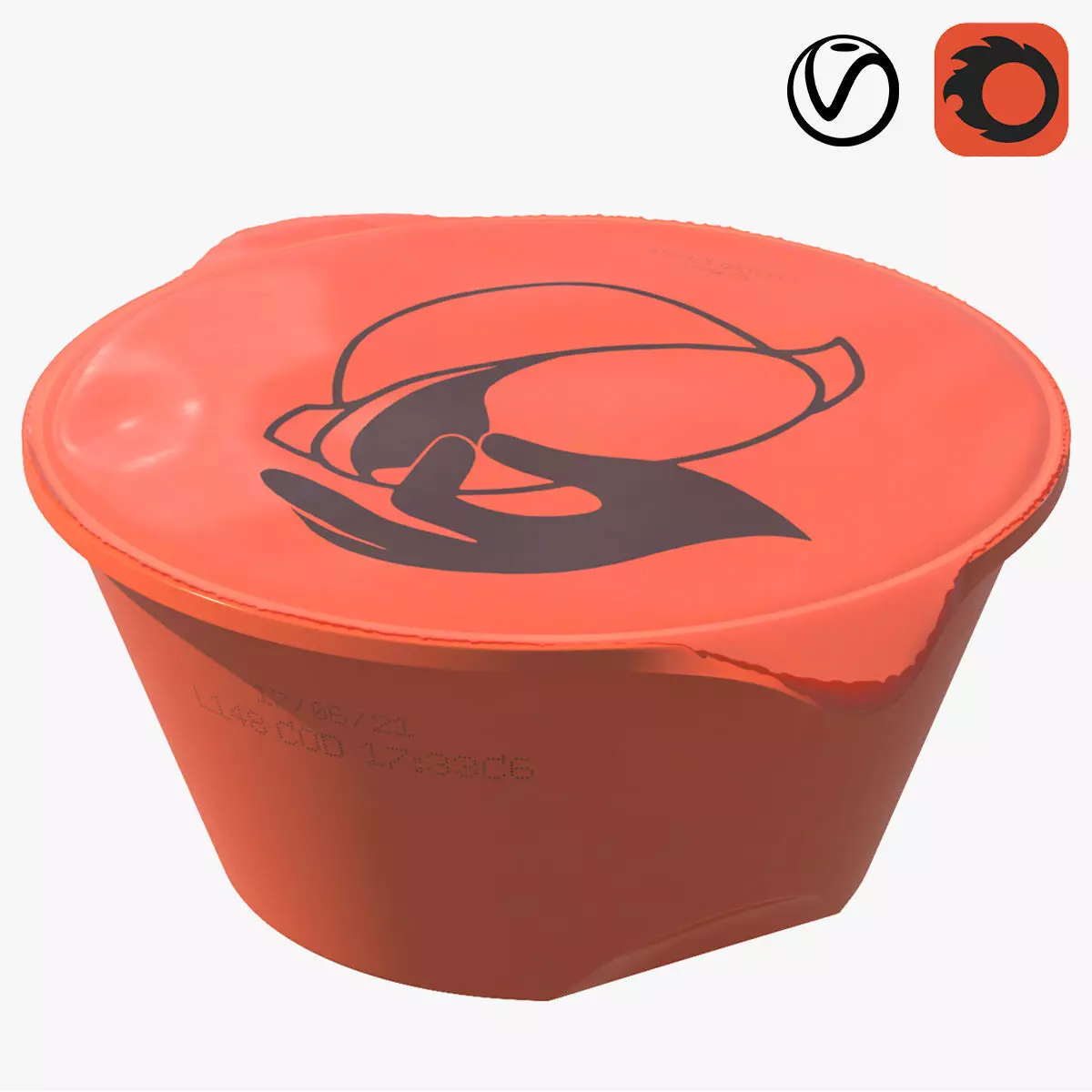 Disposable Soup Bowl 3D model_0