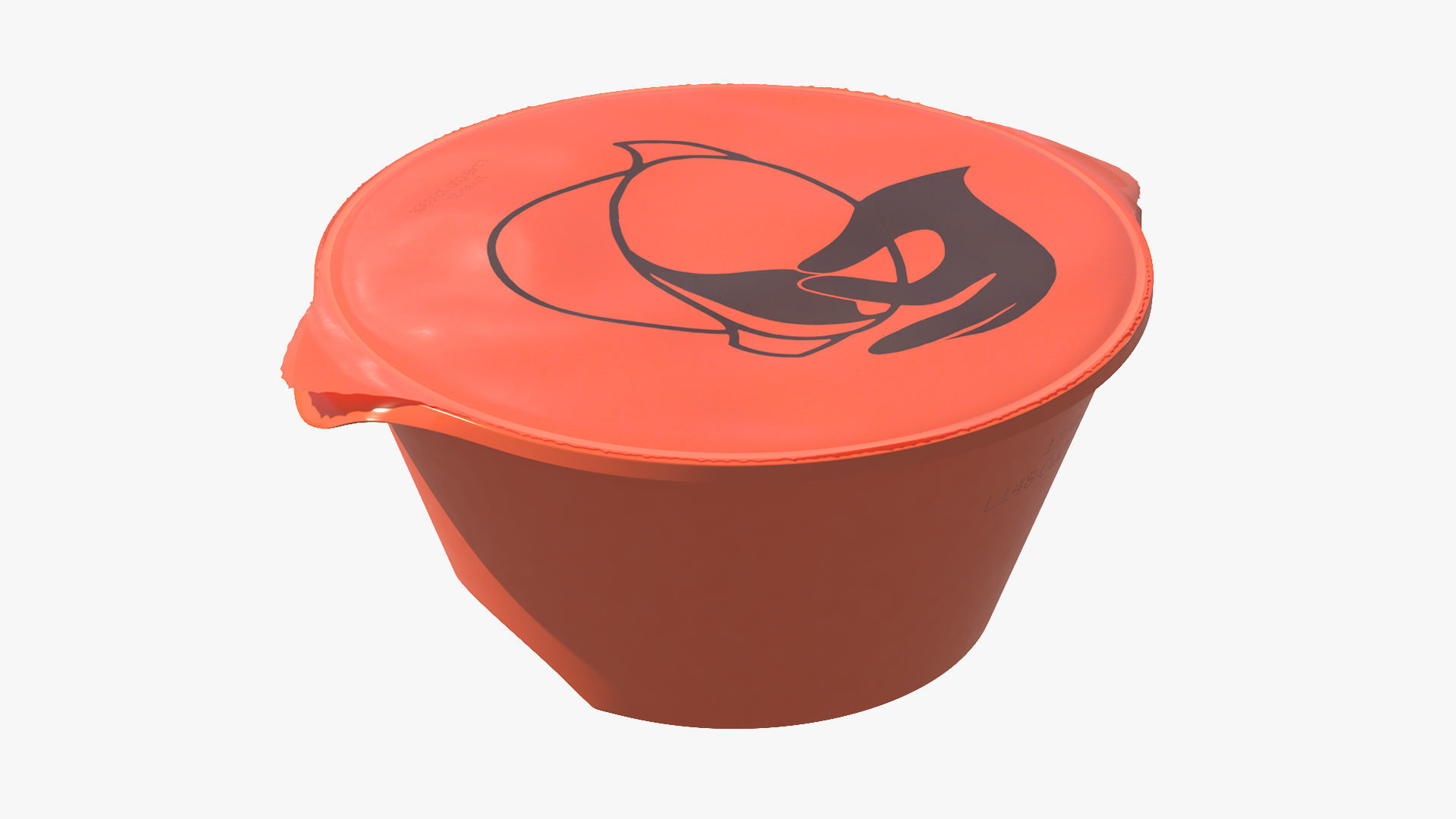 Disposable Soup Bowl 3D model_10