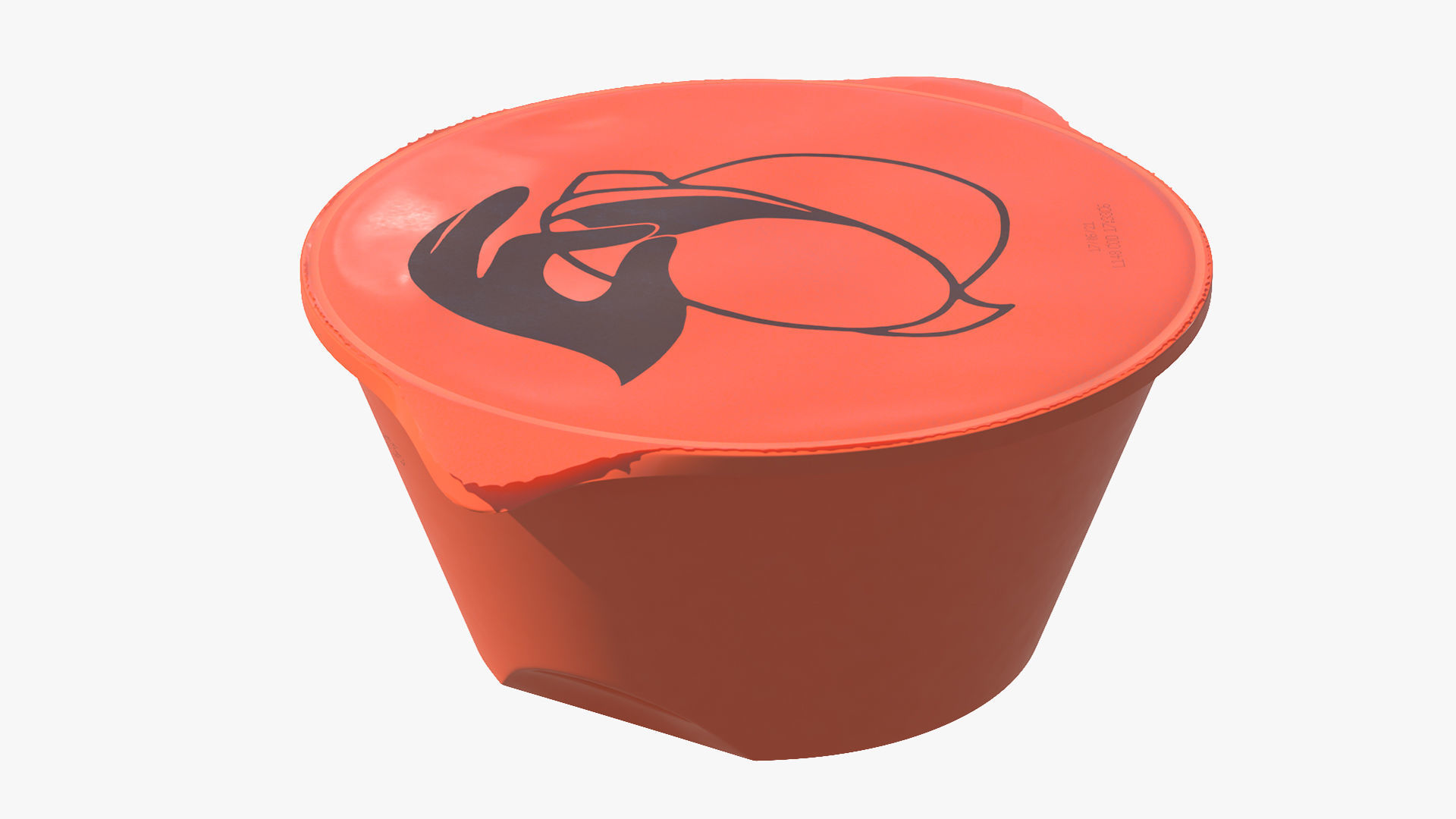 Disposable Soup Bowl 3D model_3