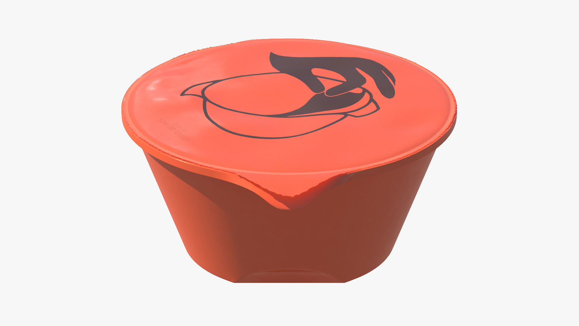 Disposable Soup Bowl 3D model_5