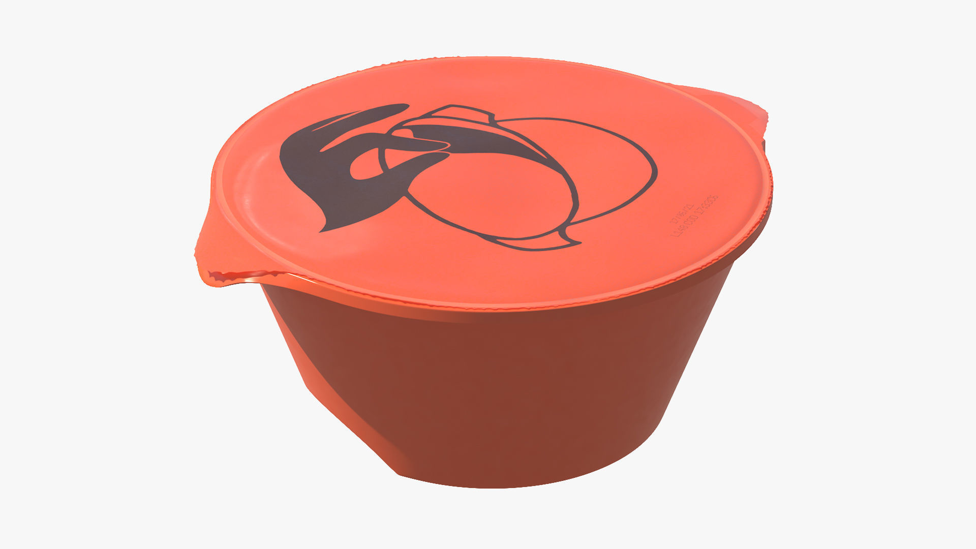 Disposable Soup Bowl 3D model_16