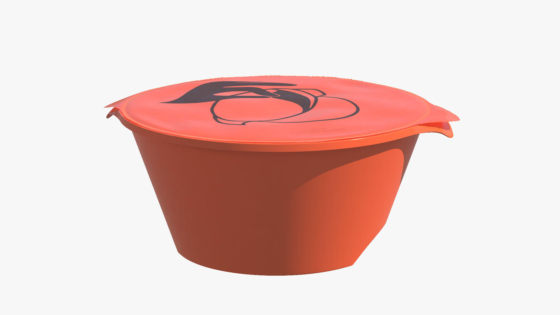 Disposable Soup Bowl 3D model_4