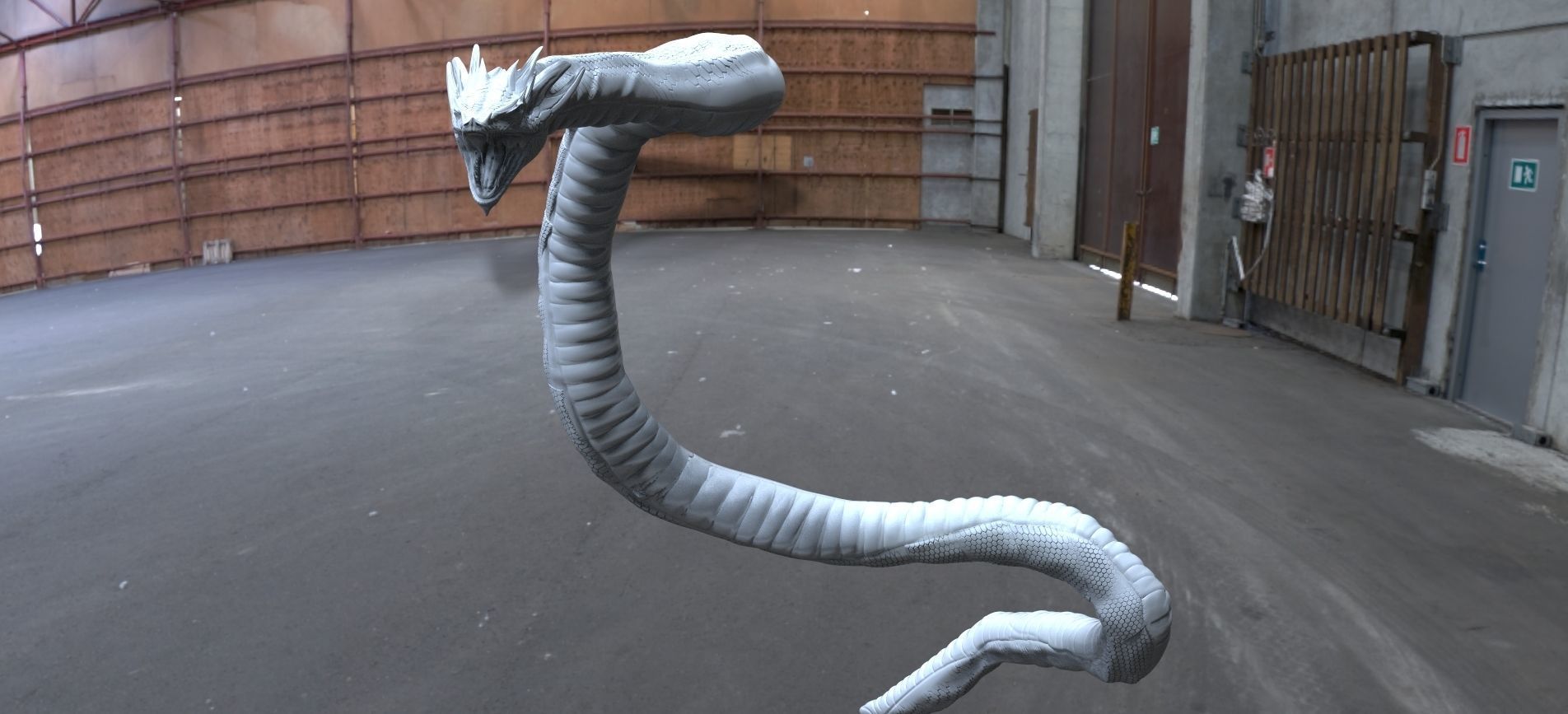 Snake Dragon 3D model_1