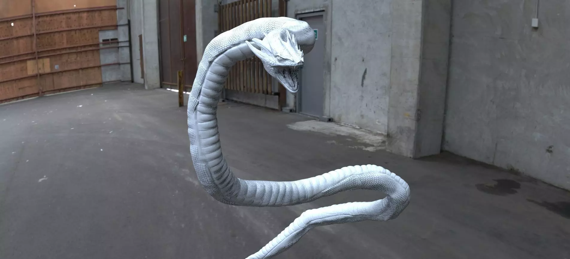 Snake Dragon 3D model_0