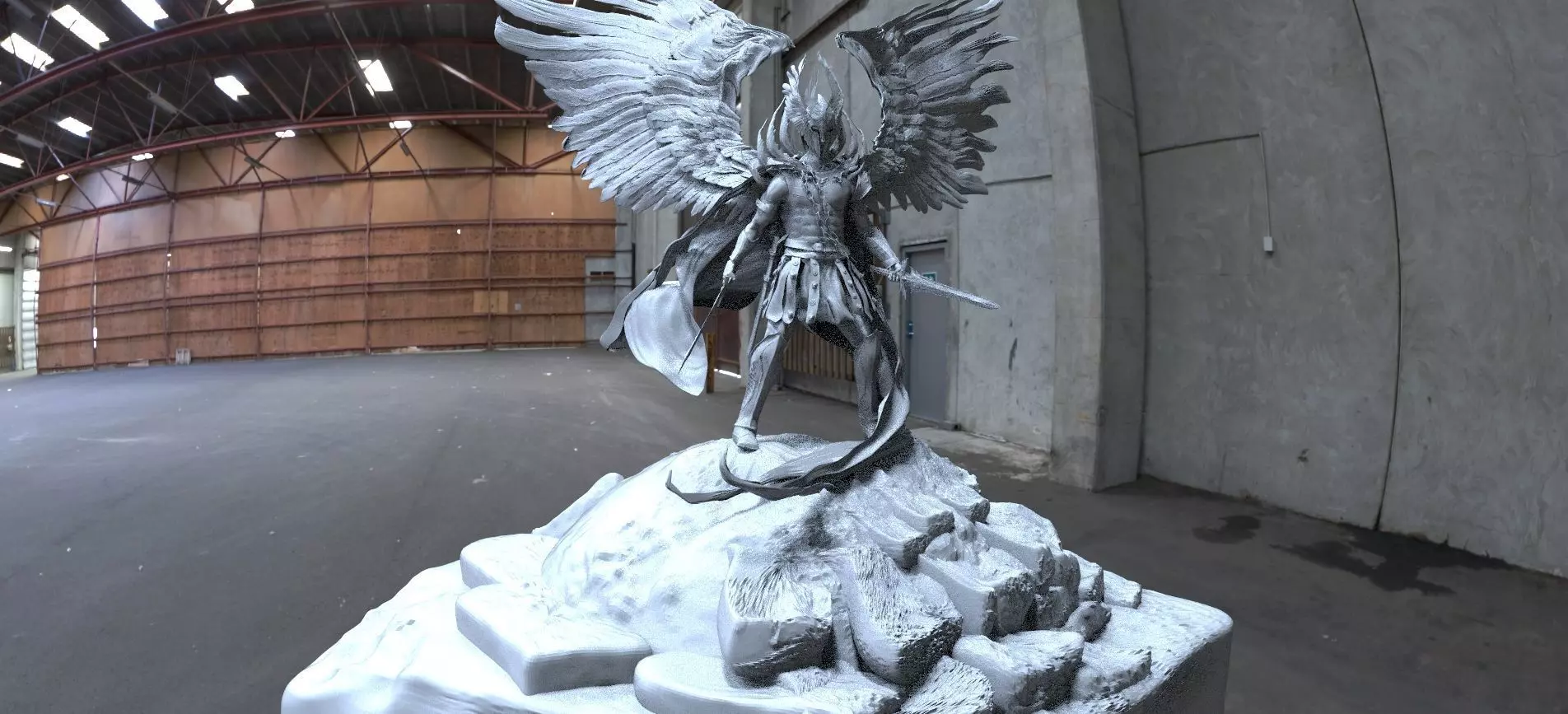 Arch angel Haniel 3D model_0