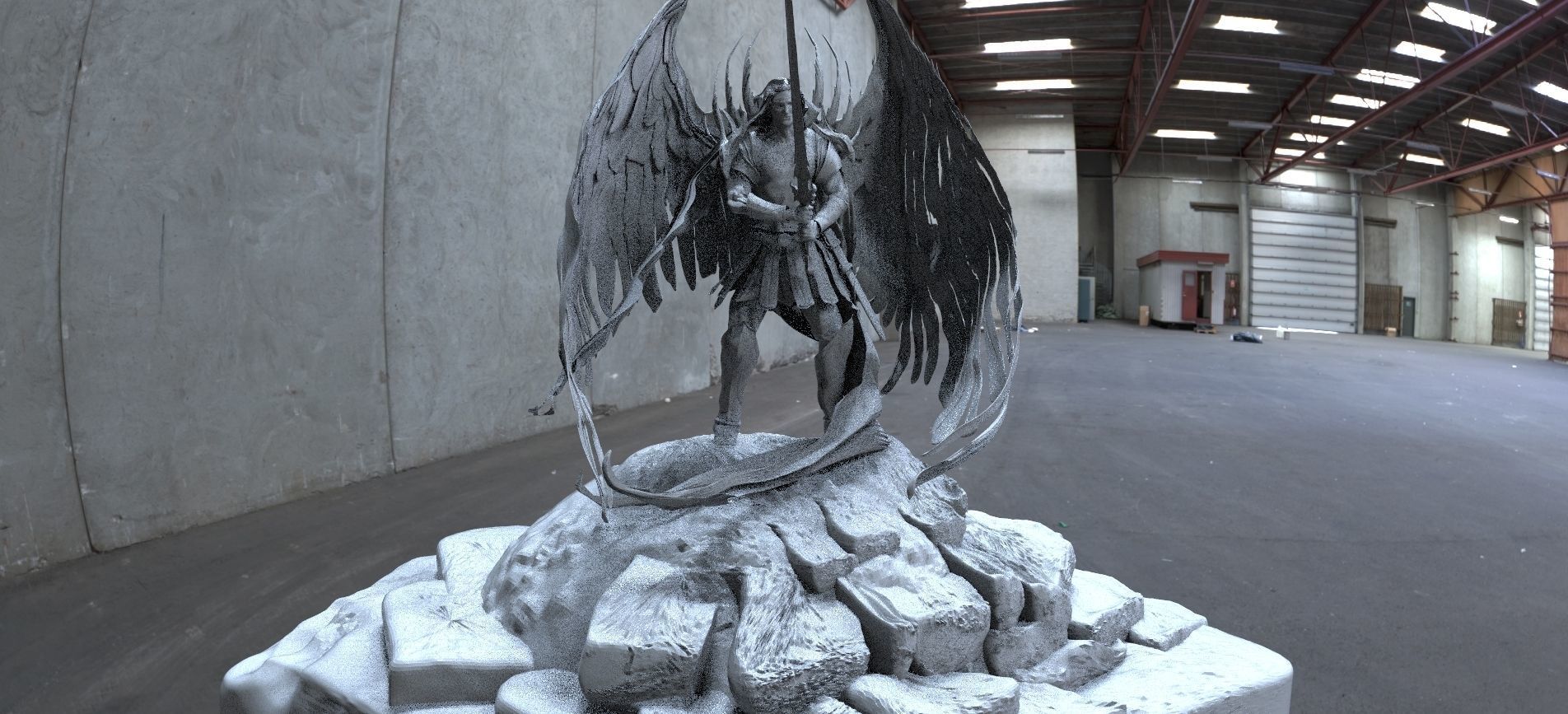 Arch Angel Michael 3D model_1