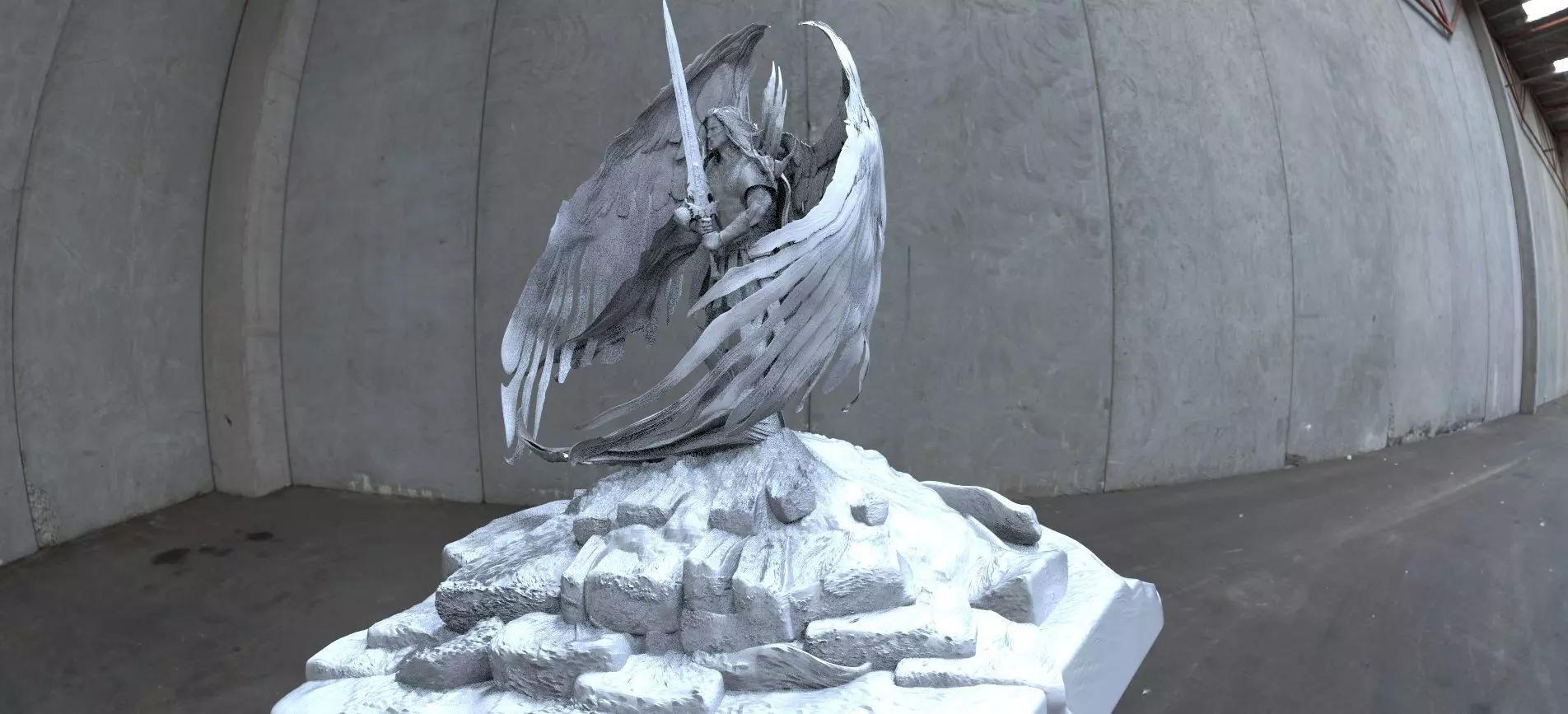 Arch Angel Michael 3D model_0