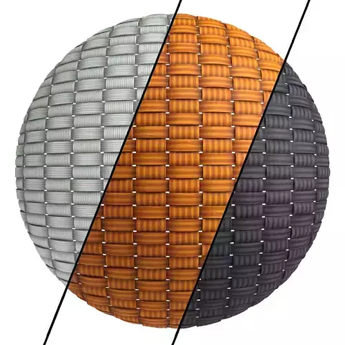 Wicker materials 14- PBR 4k by Sbsar