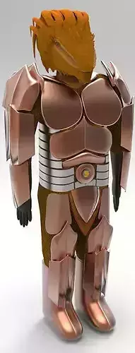 Dragon Born Character Model 3D model