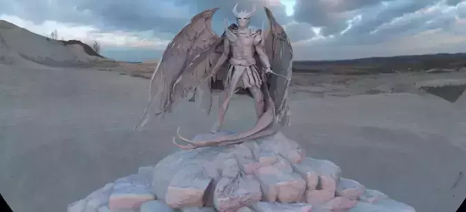 Fallen Angel Twin Blades 3D model