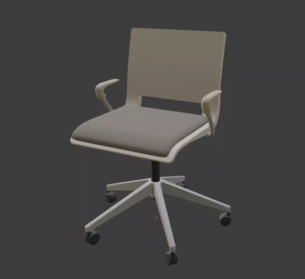 Office Chair Free 3D model_0