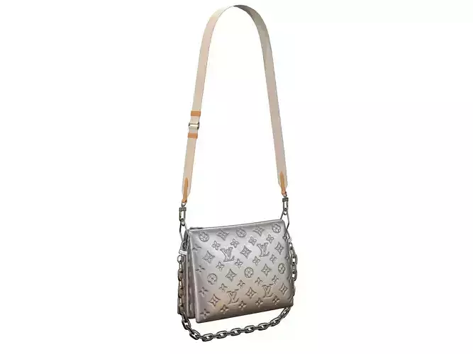 Louis Vuitton Coussin Bag Silver