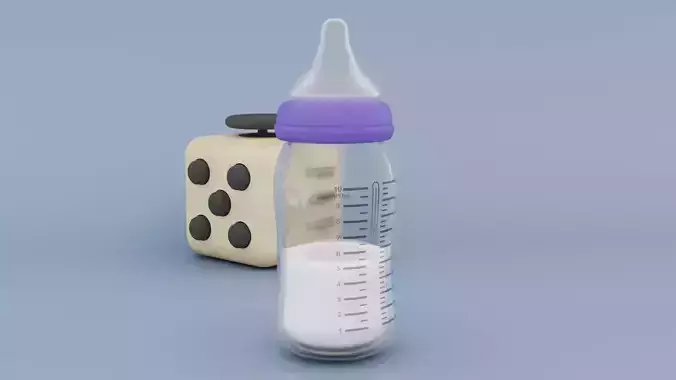 Baby Bottle with Water Level