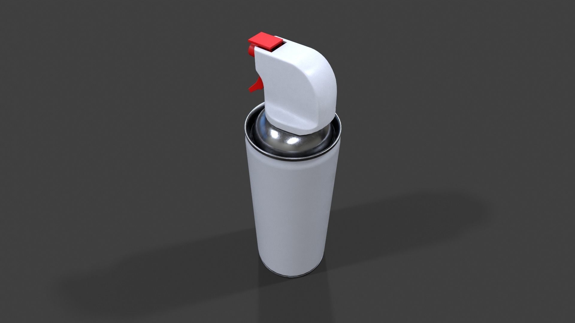 Compressed Air Can V01 - Low Poly Low-poly 3D model_10