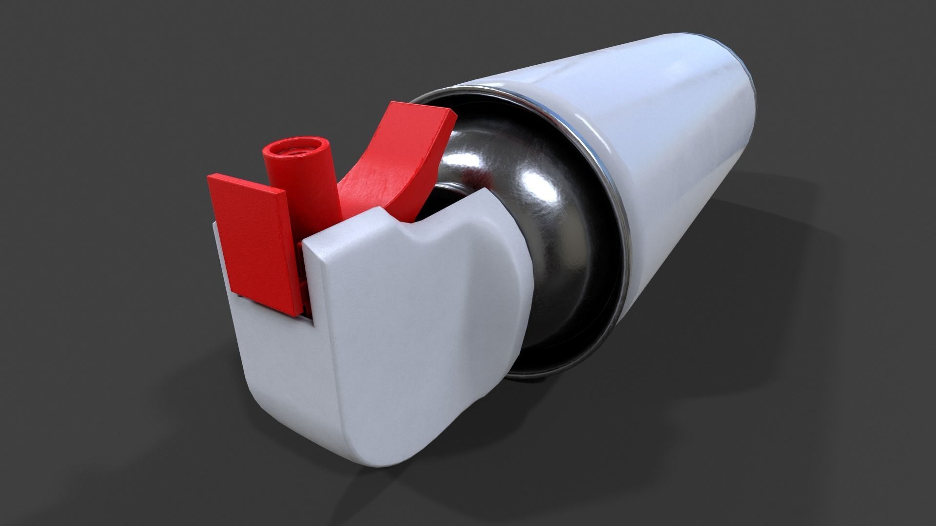 Compressed Air Can V01 - Low Poly Low-poly 3D model_20