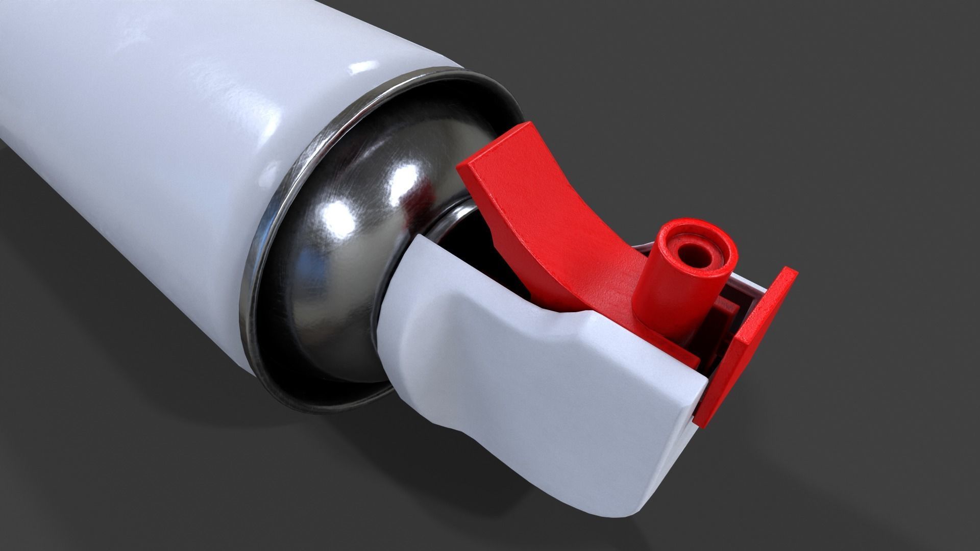 Compressed Air Can V01 - Low Poly Low-poly 3D model_24