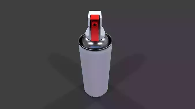 Compressed Air Can V01 - Low Poly Low-poly 3D model