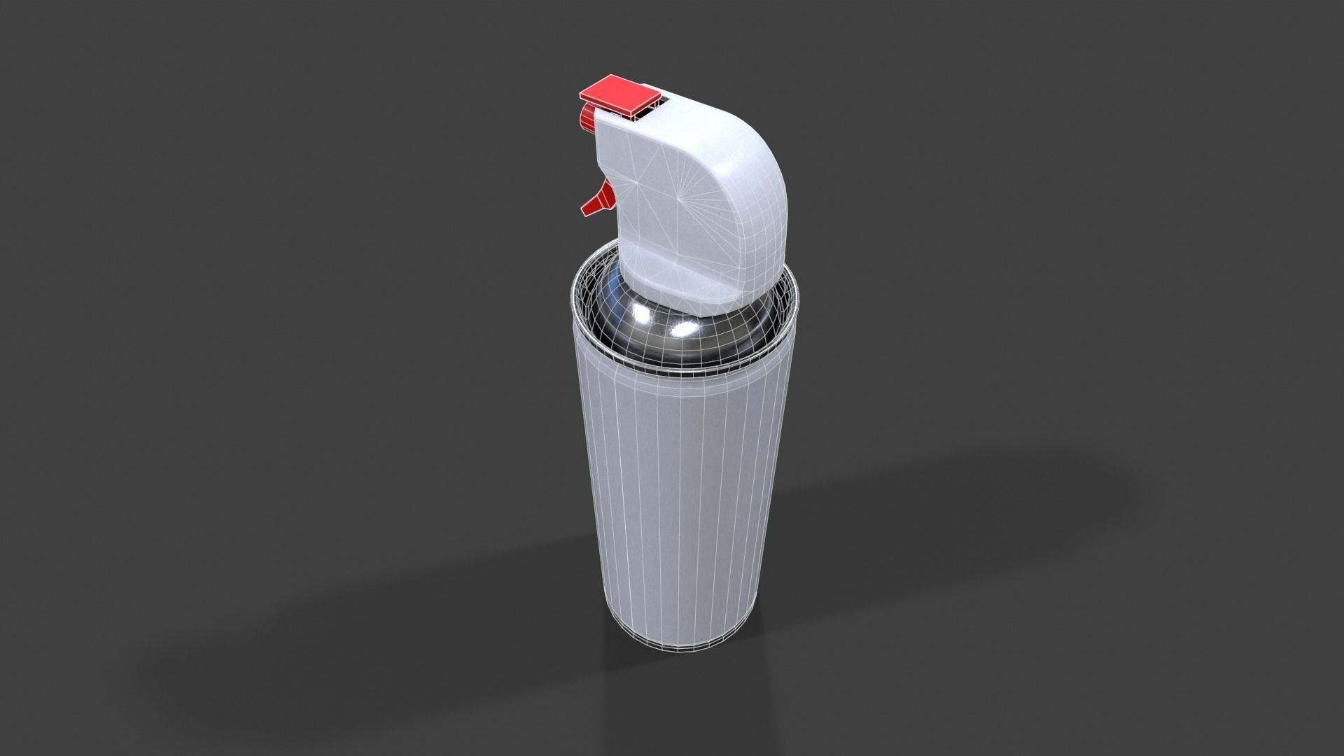 Compressed Air Can V01 - Low Poly Low-poly 3D model_11