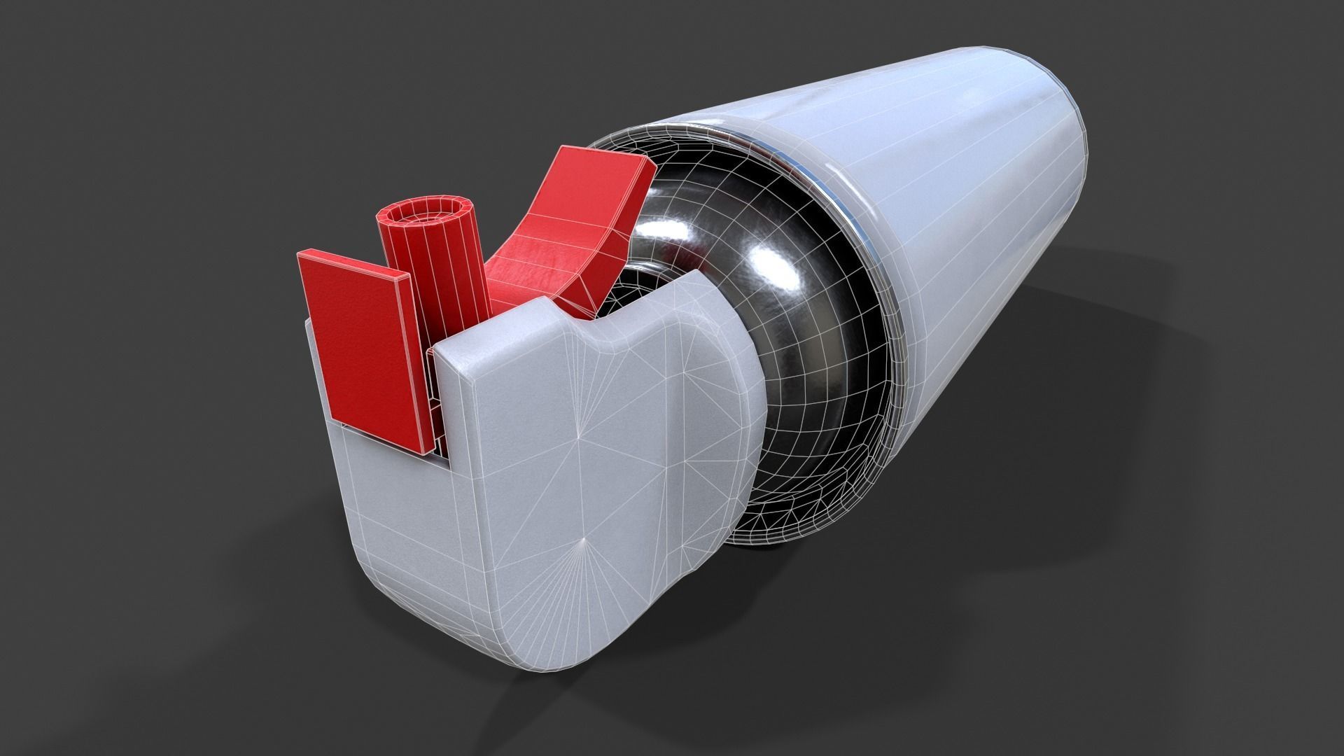 Compressed Air Can V01 - Low Poly Low-poly 3D model_21
