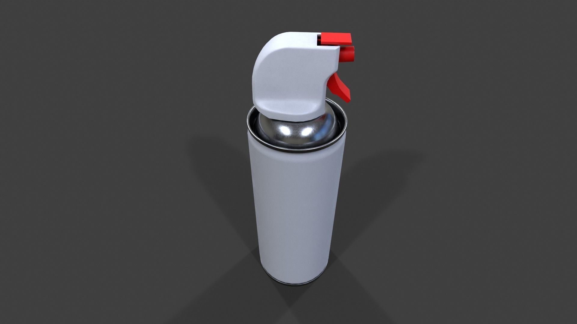 Compressed Air Can V01 - Low Poly Low-poly 3D model_4