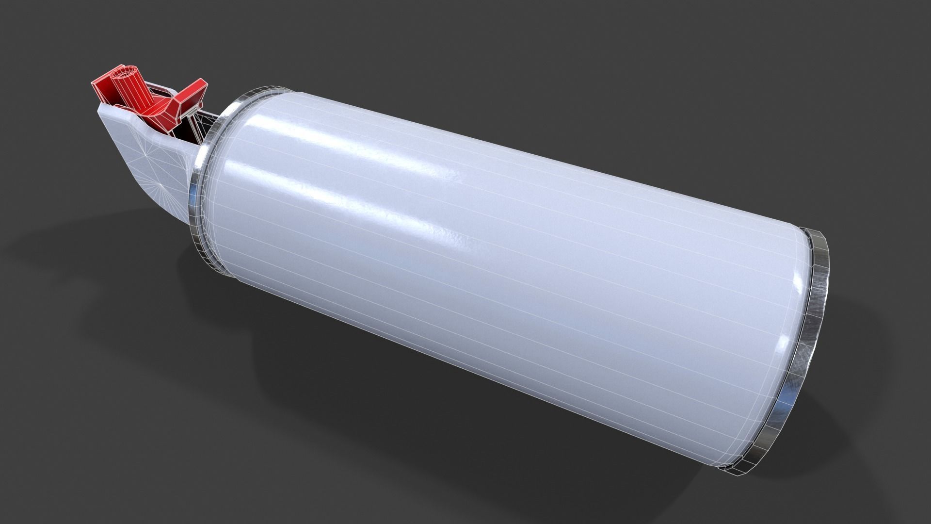 Compressed Air Can V01 - Low Poly Low-poly 3D model_17