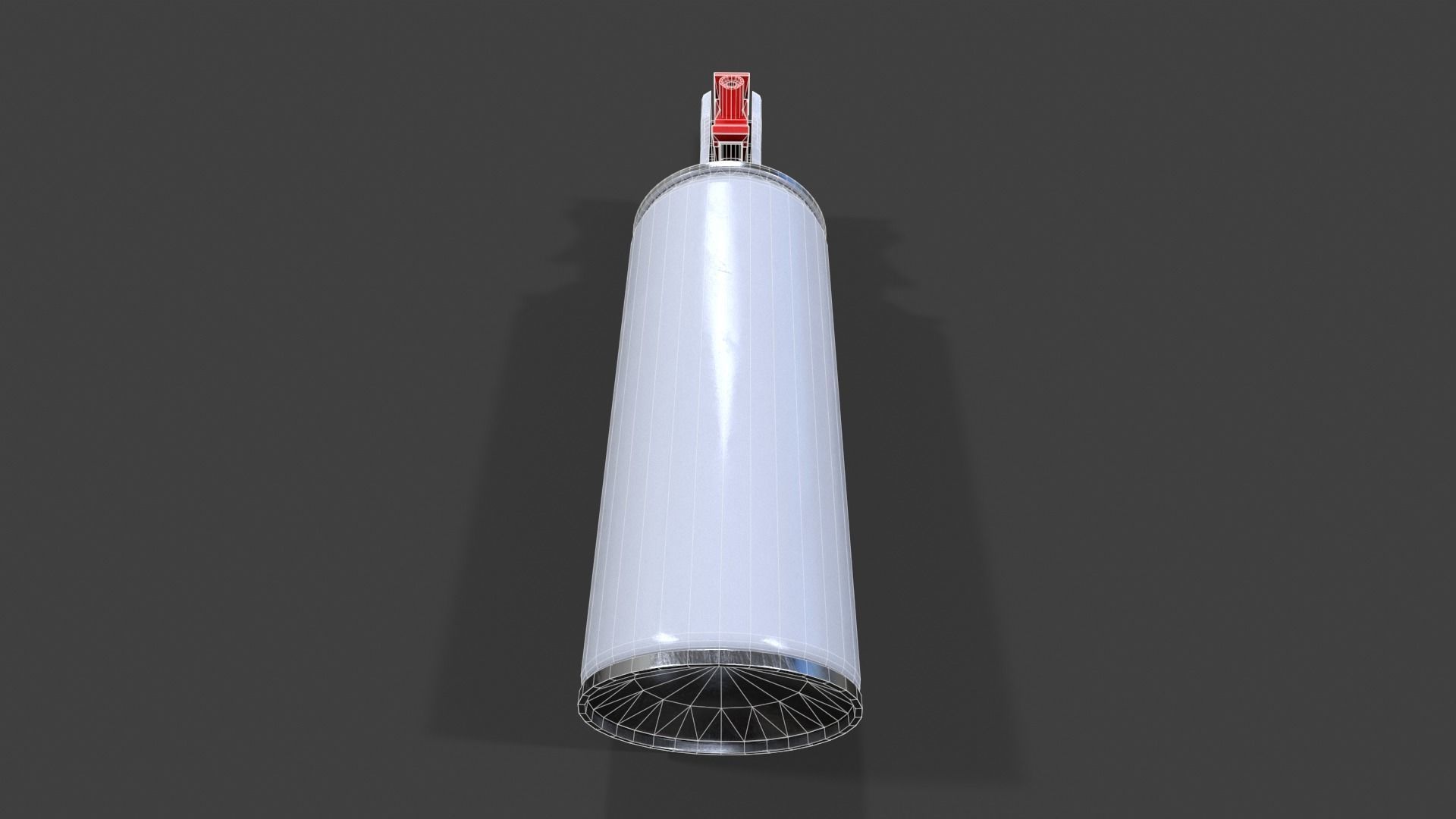 Compressed Air Can V01 - Low Poly Low-poly 3D model_15