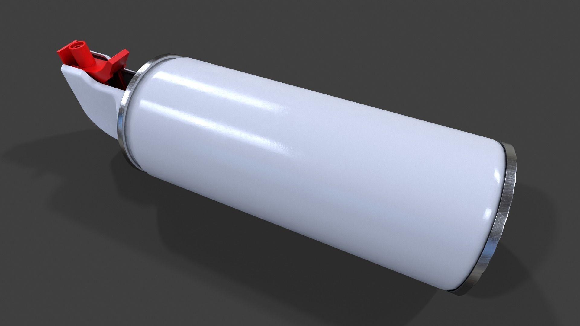 Compressed Air Can V01 - Low Poly Low-poly 3D model_16