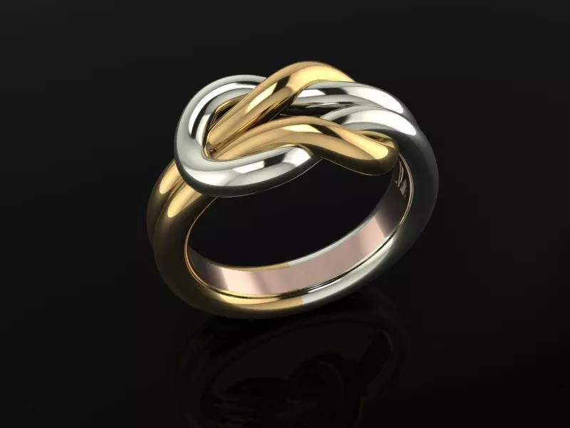 ring gold 3dmodel 3D print model_0