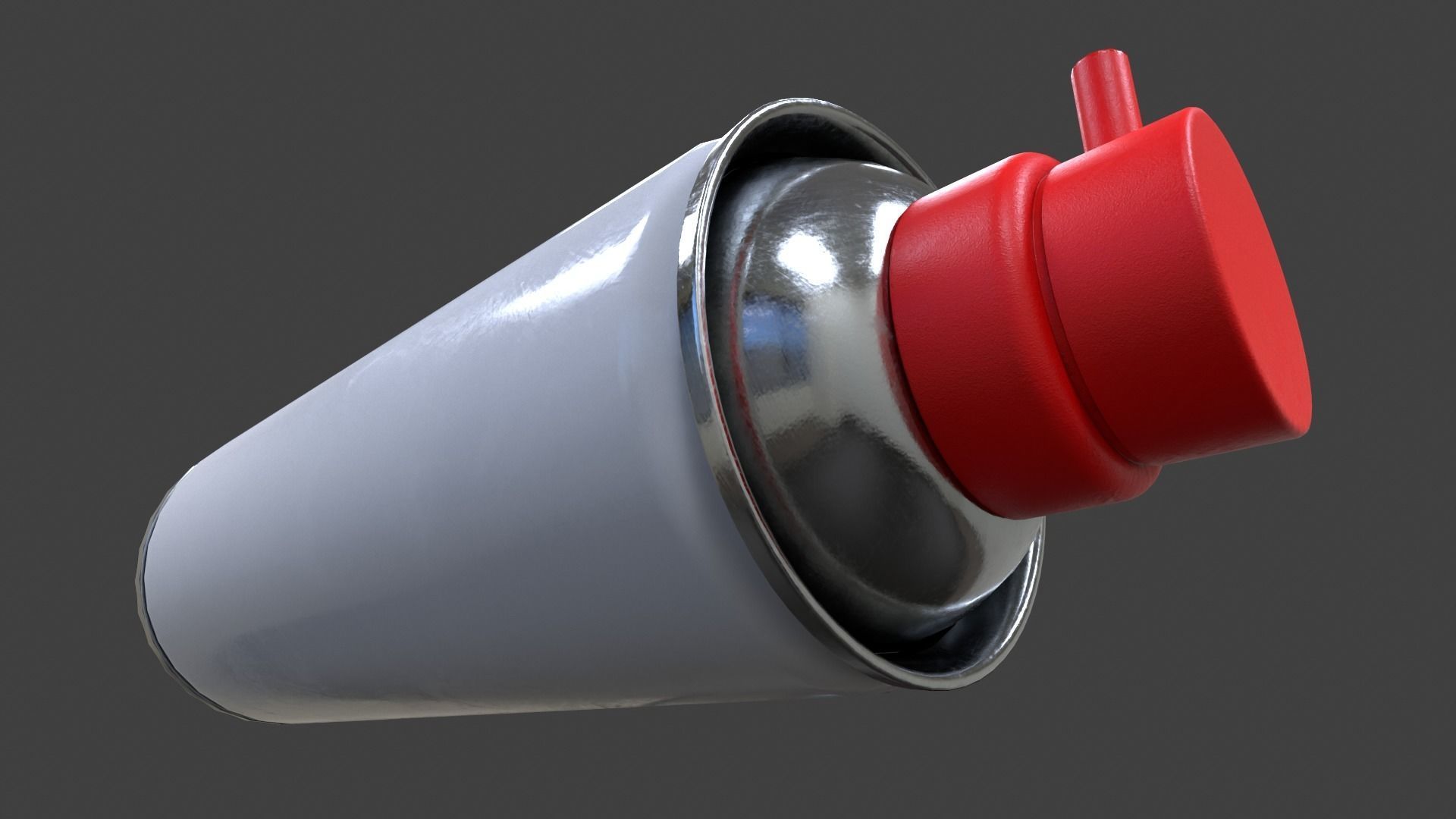 Compressed Air Can V02 - Low Poly Low-poly 3D model_26