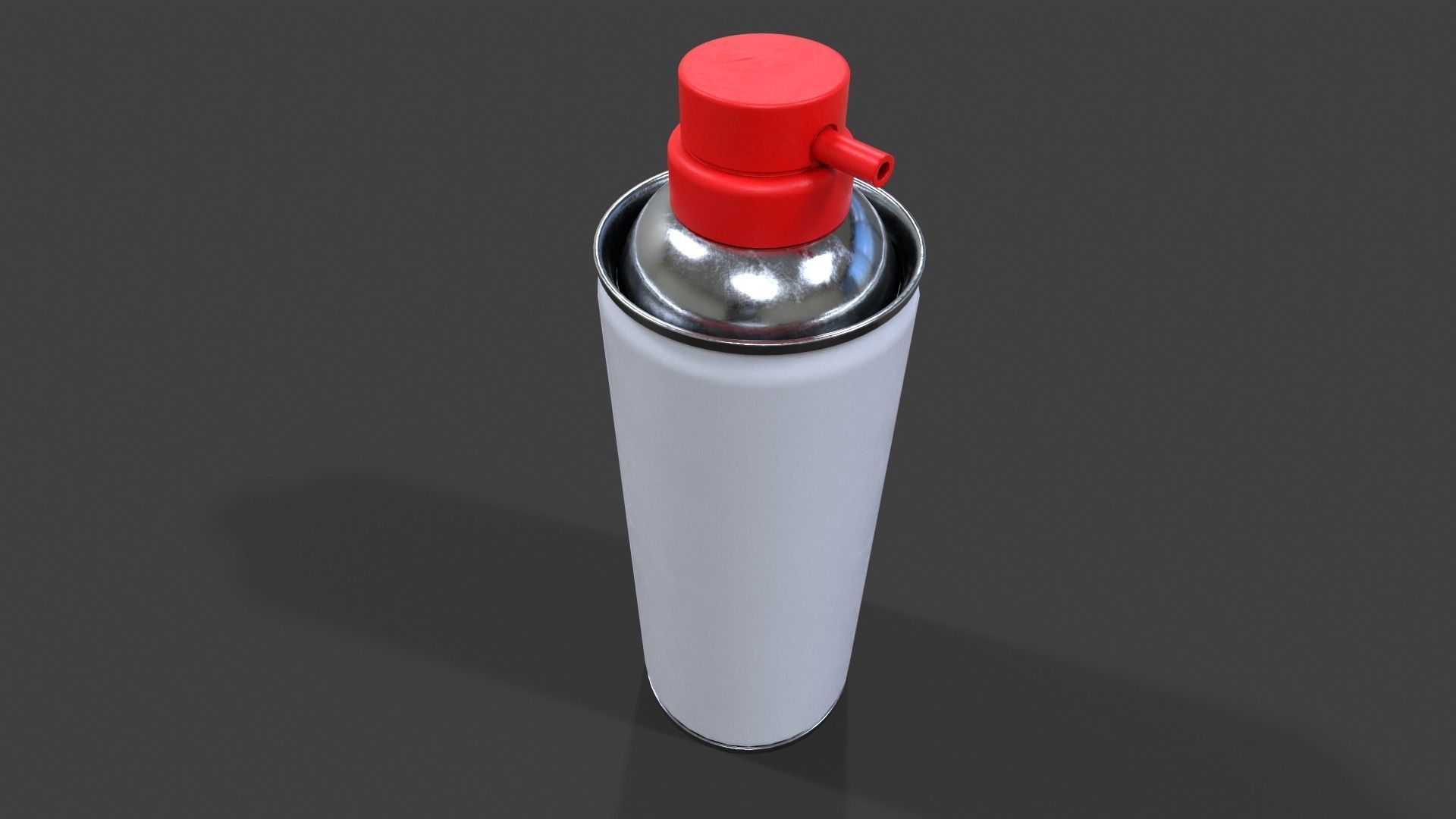 Compressed Air Can V02 - Low Poly Low-poly 3D model_2
