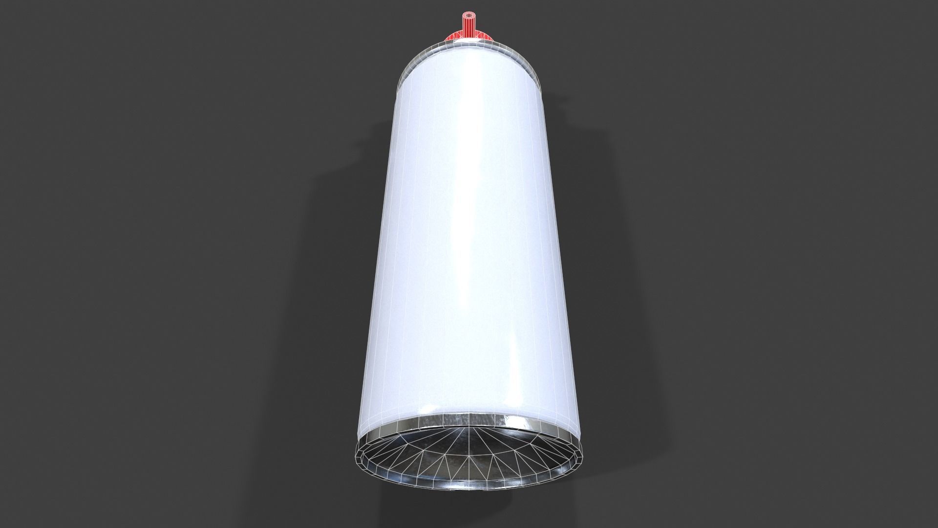Compressed Air Can V02 - Low Poly Low-poly 3D model_12
